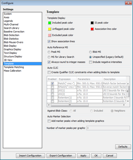 Template - Auto Reference MS Configuration