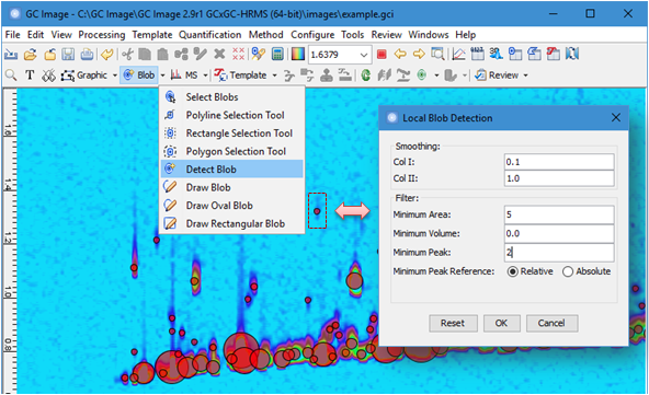 Local Blob Detection Mode