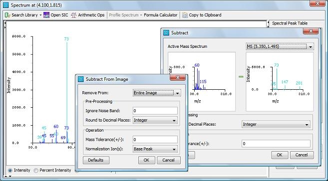 New Spectral Operation in MS Viewer